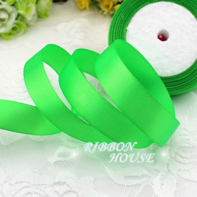 (25 jardi/rullī) 3/4 collas (20 mm) ar vienu seju satīna lentes siksnas rotājumu dāvanu Ziemassvētku lentes