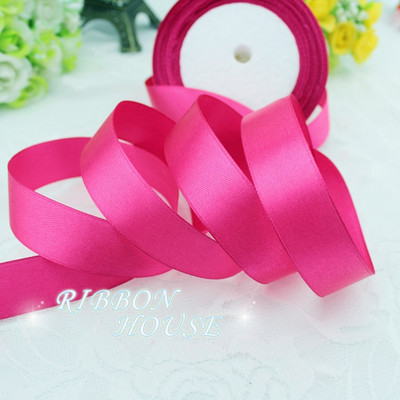 (25 jardi/rullī) 3/4 collas (20 mm) ar vienu seju satīna lentes siksnas rotājumu dāvanu Ziemassvētku lentes