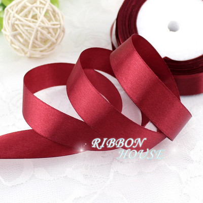 (25 jardi/rullī) 3/4 collas (20 mm) ar vienu seju satīna lentes siksnas rotājumu dāvanu Ziemassvētku lentes