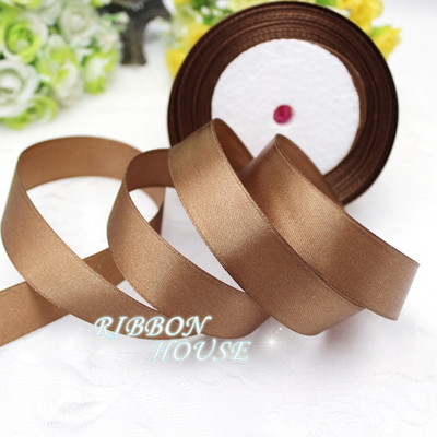 (25 jardi/rullī) 3/4 collas (20 mm) ar vienu seju satīna lentes siksnas rotājumu dāvanu Ziemassvētku lentes