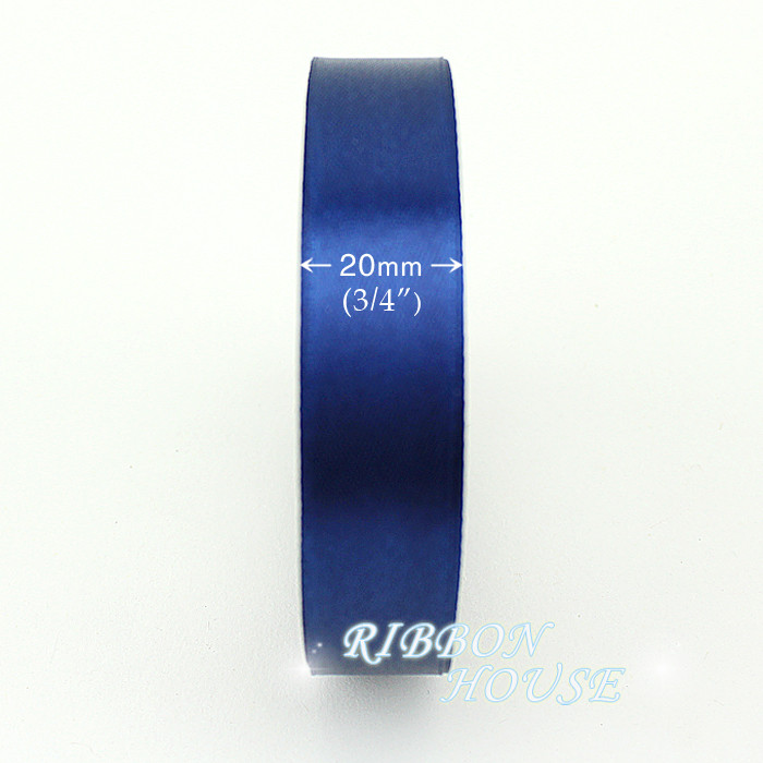 (25 jardi/rullī) 3/4 collas (20 mm) ar vienu seju satīna lentes siksnas rotājumu dāvanu Ziemassvētku lentes