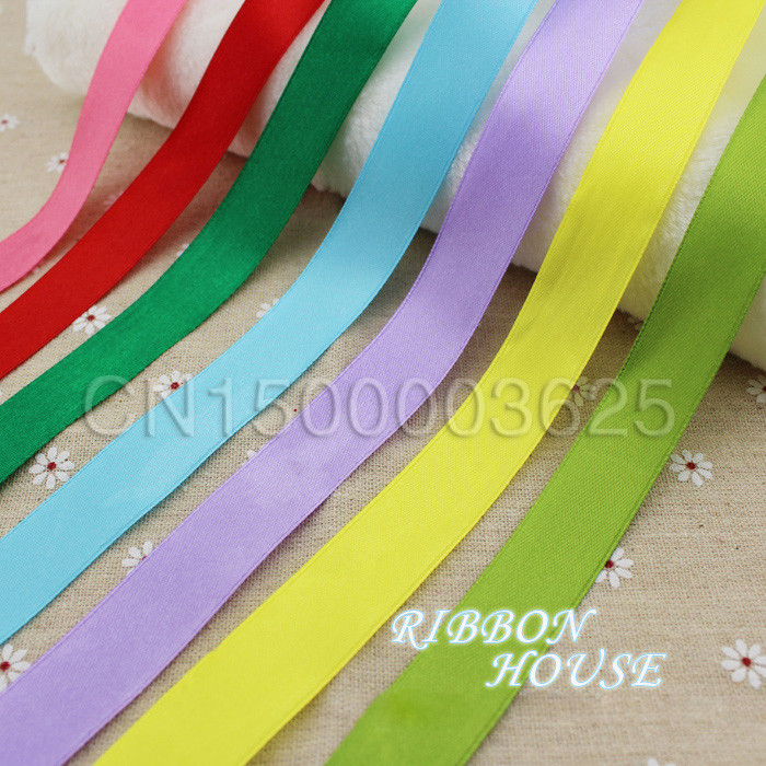 (25 jardi/rullī) 3/4 collas (20 mm) ar vienu seju satīna lentes siksnas rotājumu dāvanu Ziemassvētku lentes