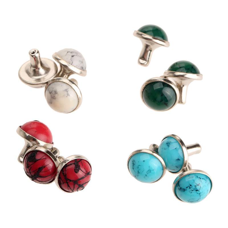 50gab kniedes Ādas kniedes un tapas somām jostas apģērbi apģērba apavi mājdzīvnieku apkakles dekori šūšanas piederumi