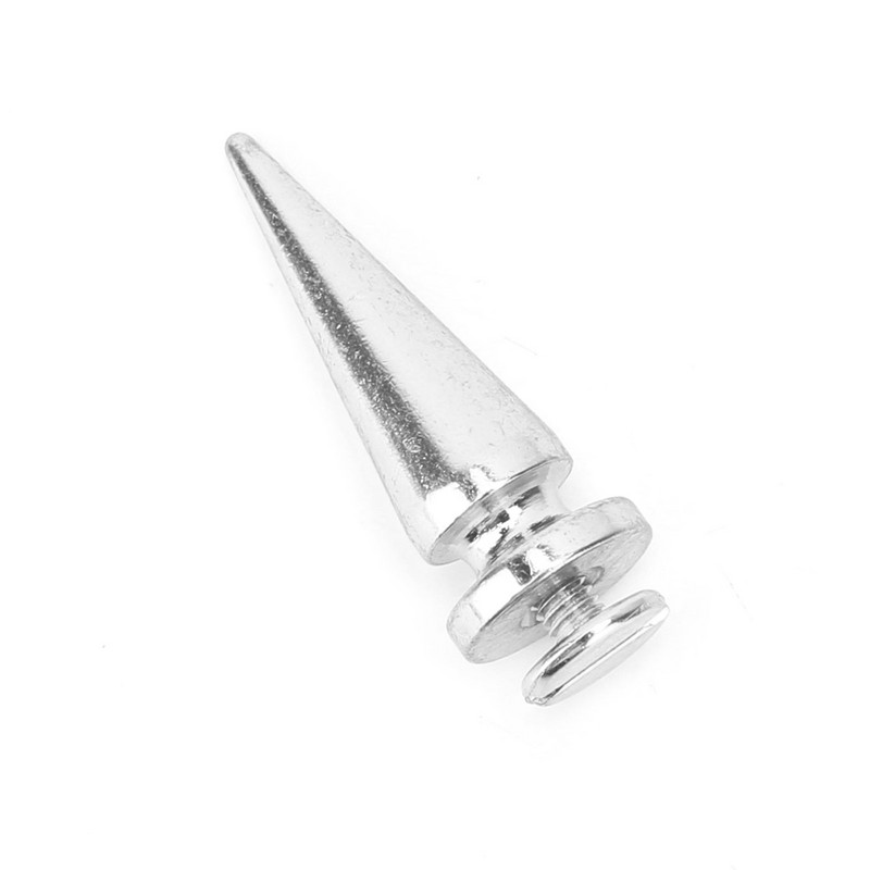 10 tk 10x26 mm metallist koonusnaelad Punk-needid naastkruviga puukujuline tagaosa naelu isetegemise nahast kingade jaoks jakk käsitöö rõivaneedid