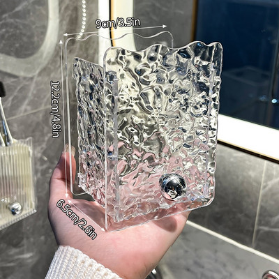 Aplauzuma otu turētājs darbvirsmas organizatora kaste Kosmētikas lūpu krāsas otu turētājs Kosmētikas uzglabāšanas kaste grima rīki konteiners Luksusa