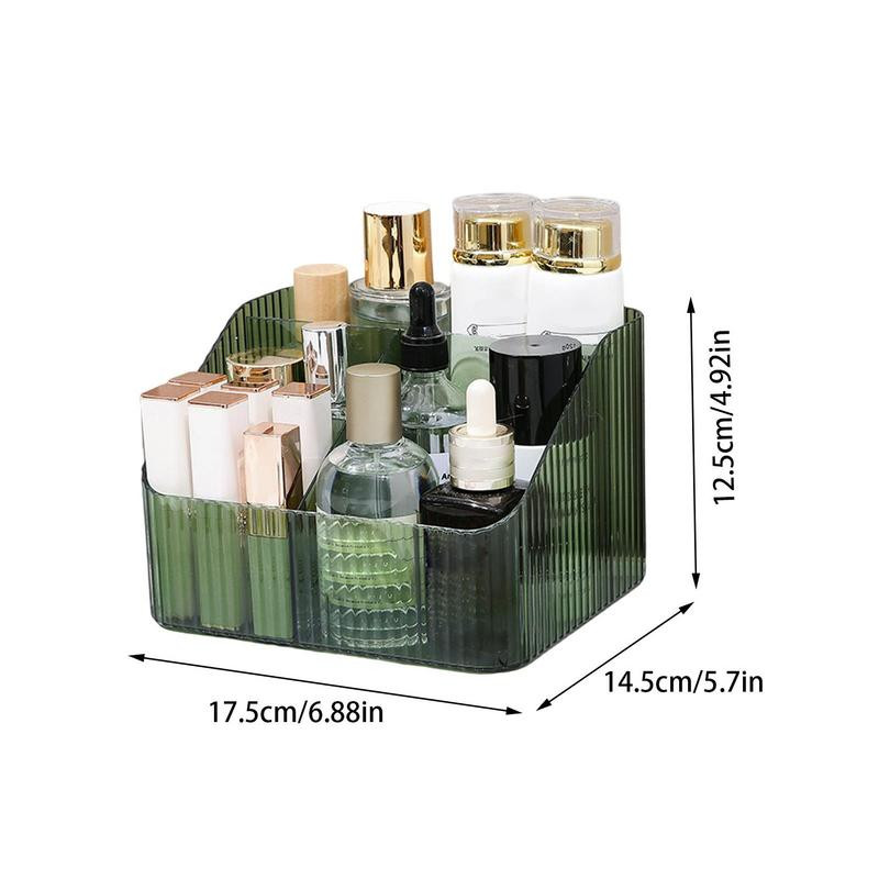 Plastmasas aplauzums vannas istabas uzglabāšanas kastītei kosmētikas organizators Galda grima rotaslietu uzglabāšanas futrālis Dažādi galda konteineru organizators