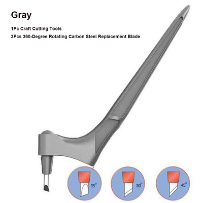 „Pasidaryk pats“ meno rankdarbių pjovimo įrankiai 360 laipsnių besisukantys anglinio plieno ašmenys, popieriaus pjaustytuvas, 3 pakaitinis peilis, pjaustomas popierius, langų gamyba