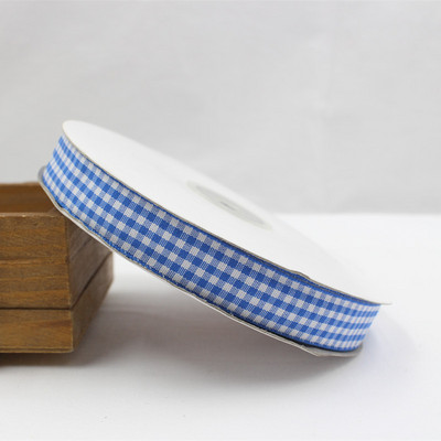 GZ15MM , Kokvilnas rūtainā lente 15 mm , 10 jardi , DIY roku darbs , Apģērbu aksesuāri aksesuāri galvassega