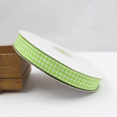 GZ15MM , Kokvilnas rūtainā lente 15 mm , 10 jardi , DIY roku darbs , Apģērbu aksesuāri aksesuāri galvassega