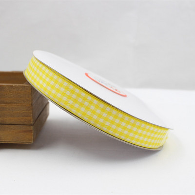 GZ15MM , Kokvilnas rūtainā lente 15 mm , 10 jardi , DIY roku darbs , Apģērbu aksesuāri aksesuāri galvassega