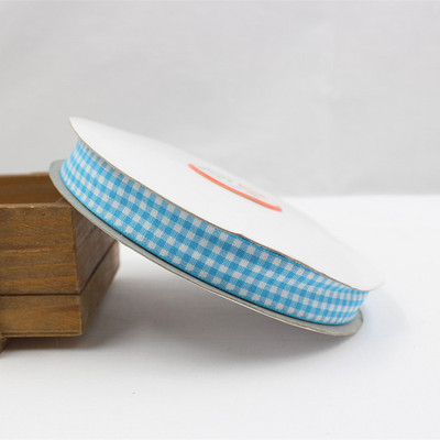 GZ15MM , Kokvilnas rūtainā lente 15 mm , 10 jardi , DIY roku darbs , Apģērbu aksesuāri aksesuāri galvassega