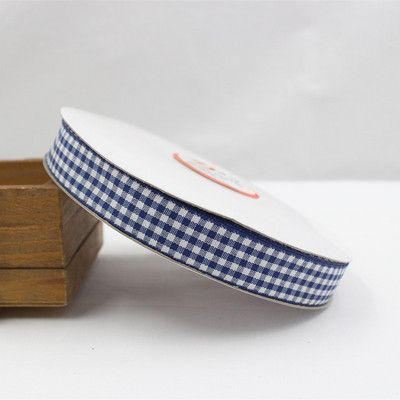 GZ15MM , Kokvilnas rūtainā lente 15 mm , 10 jardi , DIY roku darbs , Apģērbu aksesuāri aksesuāri galvassega