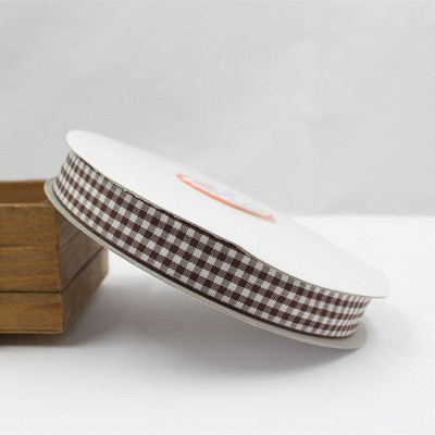 GZ15MM , Kokvilnas rūtainā lente 15 mm , 10 jardi , DIY roku darbs , Apģērbu aksesuāri aksesuāri galvassega