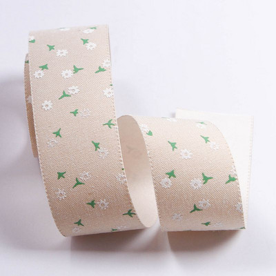 Ιμάντες 5 Yards 25 Strawberry Print 38mm με απομίμηση βαμβακιού και λινή κορδέλα για DIY Αξεσουάρ ρούχων με φιόγκο Περιτύλιγμα δώρου