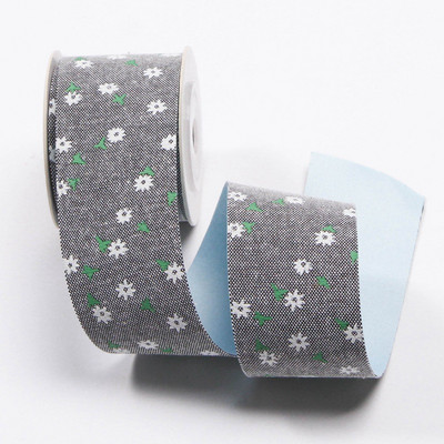 Ιμάντες 5 Yards 25 Strawberry Print 38mm με απομίμηση βαμβακιού και λινή κορδέλα για DIY Αξεσουάρ ρούχων με φιόγκο Περιτύλιγμα δώρου