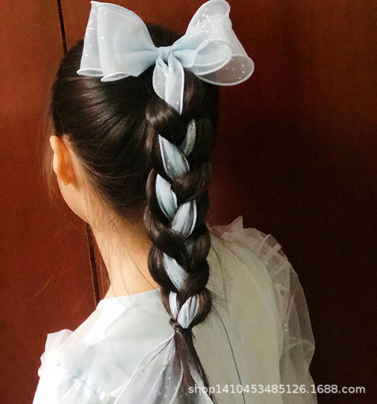 5 jardu sudraba pulvera sniegpārsliņas apdrukāta organzas traipu lente amatniecībai, matu aksesuāri, dāvanu kastītes iepakojuma materiāli