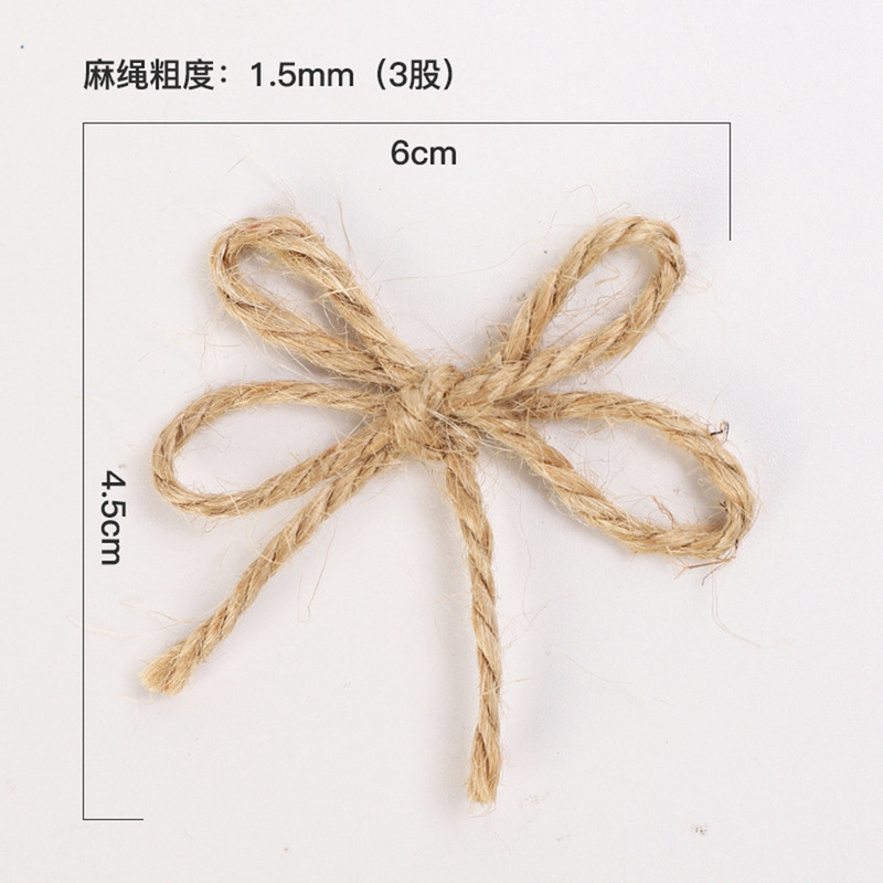 5/10 τμχ Συσκευασία δώρου Vintage κορδέλα από γιούτα Φιόγκοι για χειροτεχνίες DIY από φυσική γιούτα λινάτσα κορδέλα δαντέλα Χριστουγεννιάτικη διακόσμηση γάμου Σπίτι