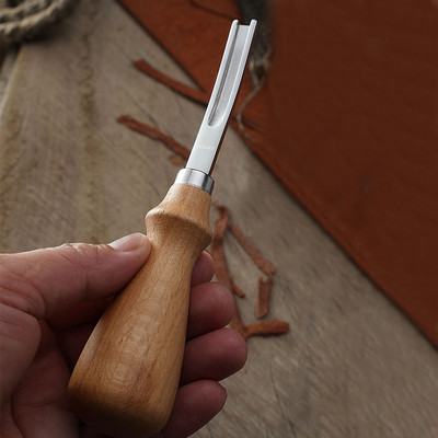 A4mm A6mm A8mm A10mm Praktikus Bőr Craft Edge Beveler Lekerekítő Kés Barkácsolás Kézi Vágó Kézi Szerszám fa fogantyúval