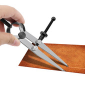 Gofrēšana Spārnu sadalītāji Skrāpējumi Rotācijas šūšana Roku darbs Ādas Darbarīki Regulējams Amatniecības Metāls Izturīgs