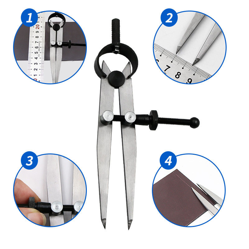 Gofrēšana Spārnu sadalītāji Skrāpējumi Rotācijas šūšana Roku darbs Ādas Darbarīki Regulējams Amatniecības Metāls Izturīgs