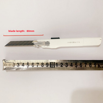 Precision Utility Knife 30 Degree 9mm Blade Paper Cutter Δέρμα κοπής Χαρακτική χαρτοκιβώτιο Craft Knife Metal Knife Χαρτικά