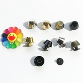 XUNZHE 20 τεμ. 10*5,5*6 χιλιοστά Αποσκευή Δέρμα μέταλλο Υλικό κράματος Βίδα καρφί Καμπύλη επιφάνειαΠιτσίνιαΖώνη/λουράκι Κεφαλή Πριτσίνια/Βάση συσκευασίας