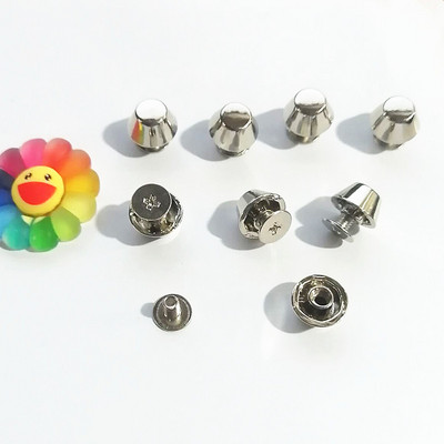 XUNZHE 20 τεμ. 10*5,5*6 χιλιοστά Αποσκευή Δέρμα μέταλλο Υλικό κράματος Βίδα καρφί Καμπύλη επιφάνειαΠιτσίνιαΖώνη/λουράκι Κεφαλή Πριτσίνια/Βάση συσκευασίας