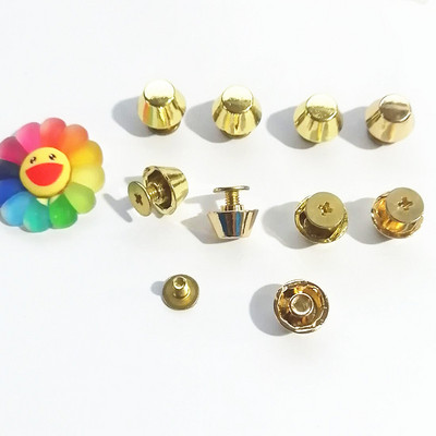 XUNZHE 20 τεμ. 10*5,5*6 χιλιοστά Αποσκευή Δέρμα μέταλλο Υλικό κράματος Βίδα καρφί Καμπύλη επιφάνειαΠιτσίνιαΖώνη/λουράκι Κεφαλή Πριτσίνια/Βάση συσκευασίας