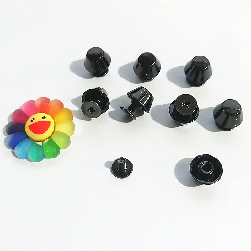 XUNZHE 20 τεμ. 10*5,5*6 χιλιοστά Αποσκευή Δέρμα μέταλλο Υλικό κράματος Βίδα καρφί Καμπύλη επιφάνειαΠιτσίνιαΖώνη/λουράκι Κεφαλή Πριτσίνια/Βάση συσκευασίας