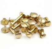 20Gb plakne/loka misiņa skrūvējamas kniedes DIY bagāžas ādas aksesuāri skrūvējama siksna nagu skrūve sprādze Albuma iesiešanas grāmatu tapas