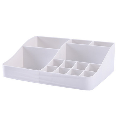 Desktop Sudries Storage Box Aplauzuma organizators kosmētikas otu uzglabāšanai Mājas birojs Vannas istabas uzglabāšanas kastes režģi