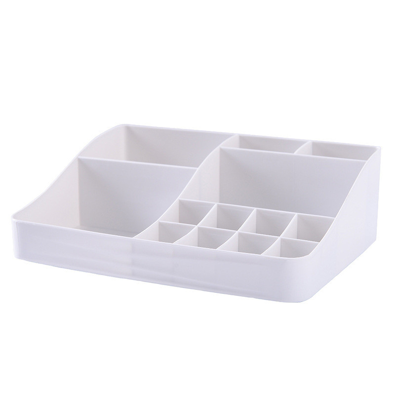 Desktop Sudries Storage Box Aplauzuma organizators kosmētikas otu uzglabāšanai Mājas birojs Vannas istabas uzglabāšanas kastes režģi