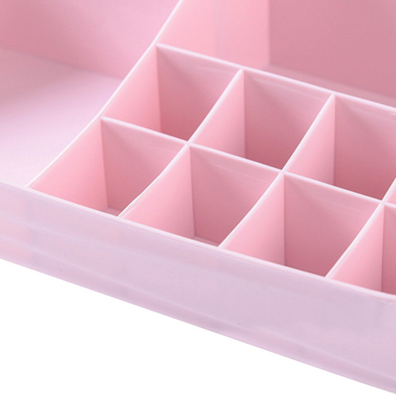 Desktop Sudries Storage Box Aplauzuma organizators kosmētikas otu uzglabāšanai Mājas birojs Vannas istabas uzglabāšanas kastes režģi