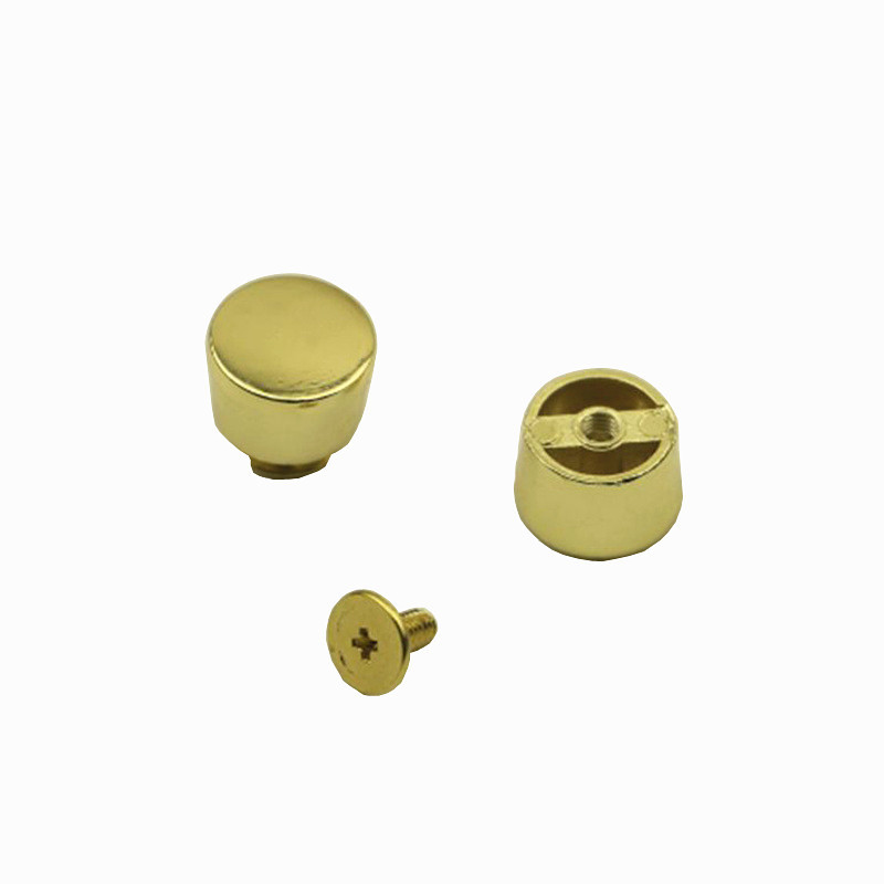 XUNZHE 10db 12*8mm kézzel készített bőr szegecs barkácstáska cipő bőrönd alsó csat láb csavar díszít szegecs punk körmök