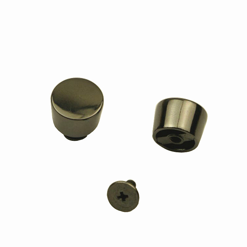 XUNZHE 10db 12*8mm kézzel készített bőr szegecs barkácstáska cipő bőrönd alsó csat láb csavar díszít szegecs punk körmök