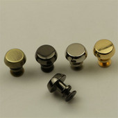 XUNZHE 10Gb 12,5 * 10 mm lokveida skrūvju kniede DIY rokām darināta ādas soma kurpes Apavu apdares sprādzes pēdas ādas skrūve rotā kniede