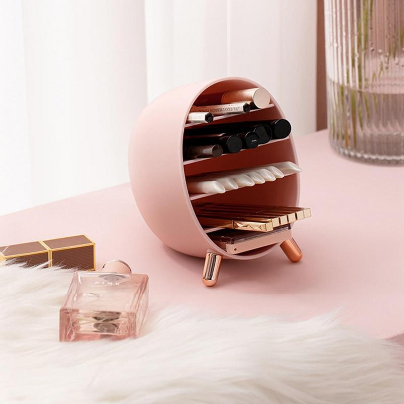 Lūpu krāsas turētājs Display Rack Case Kosmētiskā nagu laka Make Up Organizer Box Aplauzums Organizer