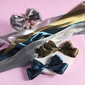 3 yards Symphony Smooth satīna lente DIY Matu aksesuāri Lociņi Materiāls Dāvanu Pušķis Iepakojums Lentes Apģērbu Šūšanas Piegriezumi