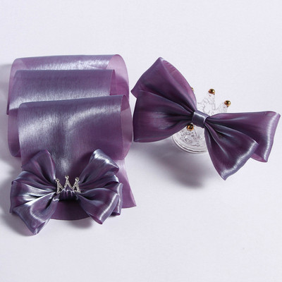 3 yards Symphony Smooth satīna lente DIY Matu aksesuāri Lociņi Materiāls Dāvanu Pušķis Iepakojums Lentes Apģērbu Šūšanas Piegriezumi