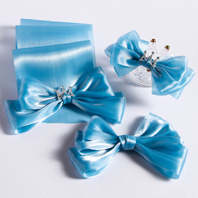 3 yards Symphony Smooth satīna lente DIY Matu aksesuāri Lociņi Materiāls Dāvanu Pušķis Iepakojums Lentes Apģērbu Šūšanas Piegriezumi