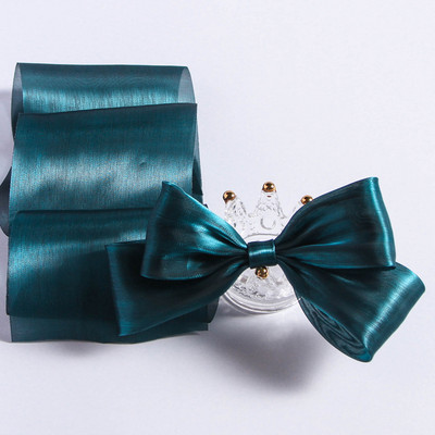 3 yards Symphony Smooth satīna lente DIY Matu aksesuāri Lociņi Materiāls Dāvanu Pušķis Iepakojums Lentes Apģērbu Šūšanas Piegriezumi