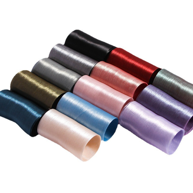 3 yards Symphony Smooth satīna lente DIY Matu aksesuāri Lociņi Materiāls Dāvanu Pušķis Iepakojums Lentes Apģērbu Šūšanas Piegriezumi