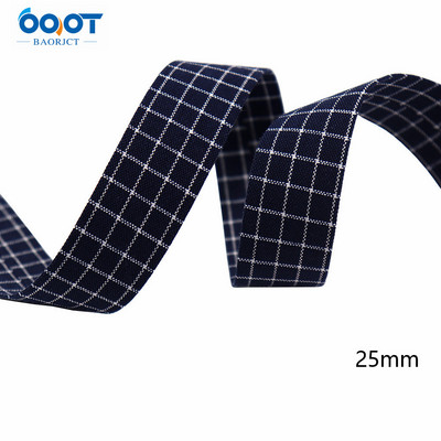 Divpusējas ģeometriskas režģa auduma lentes 5 jardi M-21510-536 DIY Crafts, matu sprādzes, apģērbu aksesuāri un šūšanas dekorācijas