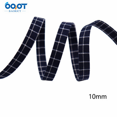 Divpusējas ģeometriskas režģa auduma lentes 5 jardi M-21510-536 DIY Crafts, matu sprādzes, apģērbu aksesuāri un šūšanas dekorācijas