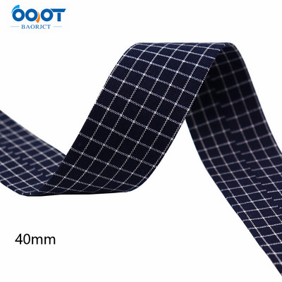 Divpusējas ģeometriskas režģa auduma lentes 5 jardi M-21510-536 DIY Crafts, matu sprādzes, apģērbu aksesuāri un šūšanas dekorācijas