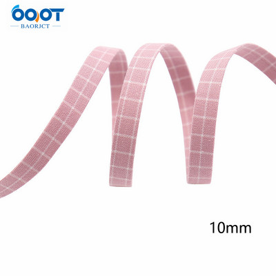 Divpusējas ģeometriskas režģa auduma lentes 5 jardi M-21510-536 DIY Crafts, matu sprādzes, apģērbu aksesuāri un šūšanas dekorācijas