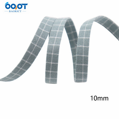 Divpusējas ģeometriskas režģa auduma lentes 5 jardi M-21510-536 DIY Crafts, matu sprādzes, apģērbu aksesuāri un šūšanas dekorācijas