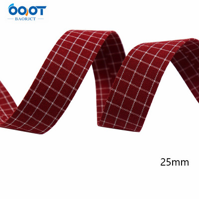 Divpusējas ģeometriskas režģa auduma lentes 5 jardi M-21510-536 DIY Crafts, matu sprādzes, apģērbu aksesuāri un šūšanas dekorācijas