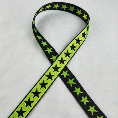 5 jardi 25 mm(1 collas) Etniskās izšūšanas zvaigznes Žakarda lente Vintage Boho mežģīņu apdare Apģērbu soma Aksesuāri Izšūti DIY Materiāls