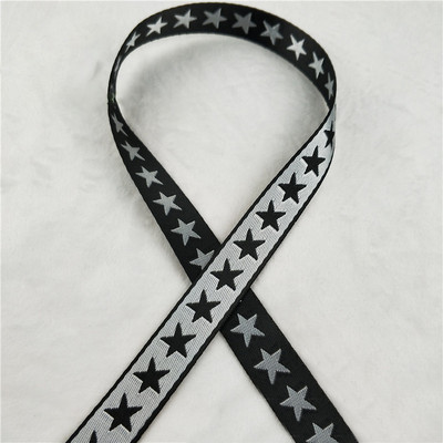 5 jardi 25 mm(1 collas) Etniskās izšūšanas zvaigznes Žakarda lente Vintage Boho mežģīņu apdare Apģērbu soma Aksesuāri Izšūti DIY Materiāls